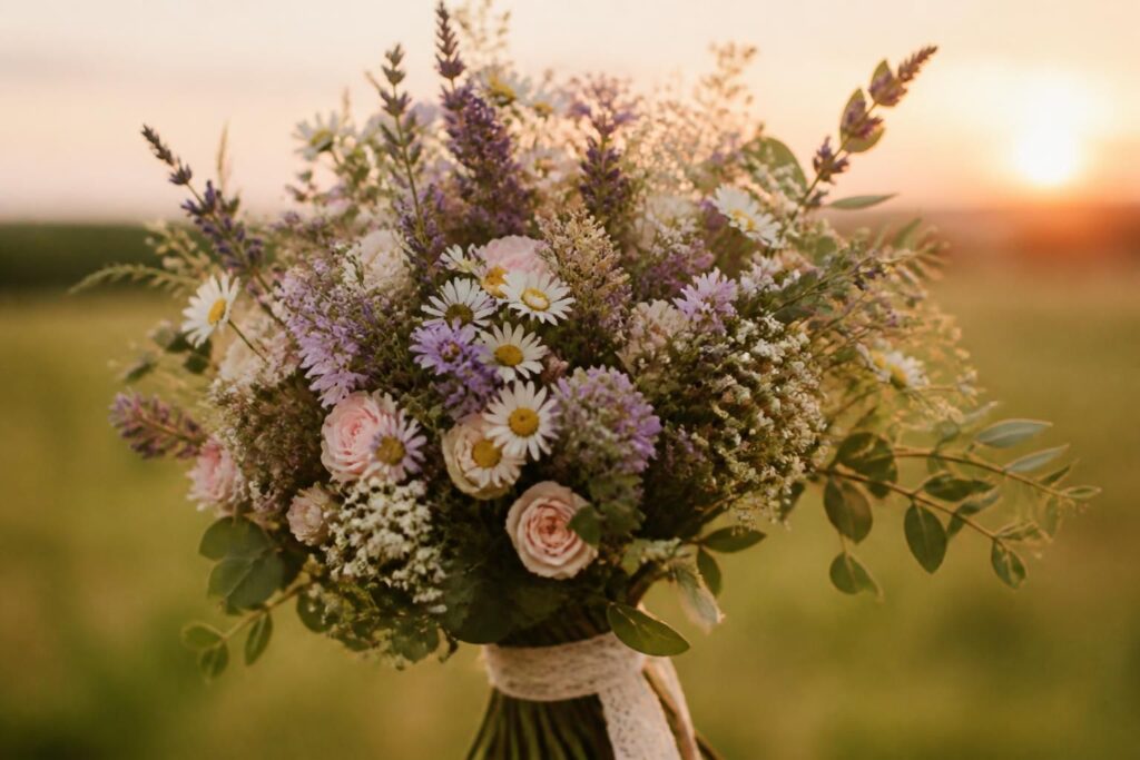 découvrez nos inspirations pour un bouquet de mariée champêtre, alliant charme naturel et élégance rustique pour un jour inoubliable.
