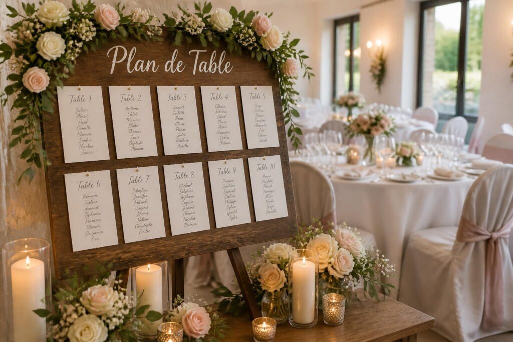 découvrez nos conseils pratiques pour créer un plan de table de mariage parfait, afin d'organiser vos invités avec harmonie et faciliter la célébration de votre grand jour.
