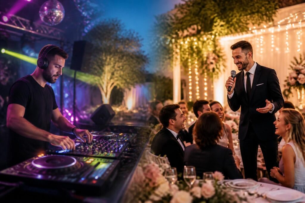découvrez les avantages et inconvénients de choisir un dj ou un animateur pour votre mariage afin de créer une ambiance parfaite pour votre journée spéciale.