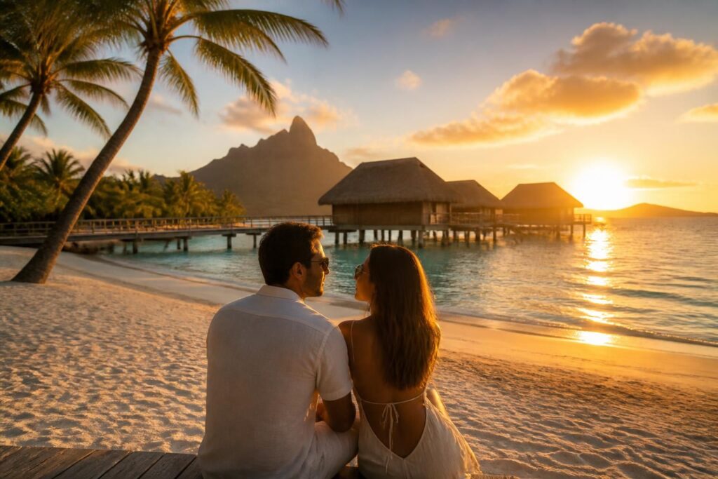 découvrez la lune de miel idéale à bora bora, un véritable paradis tropical où plages de sable blanc, eaux turquoise et moments romantiques vous attendent pour un séjour inoubliable.