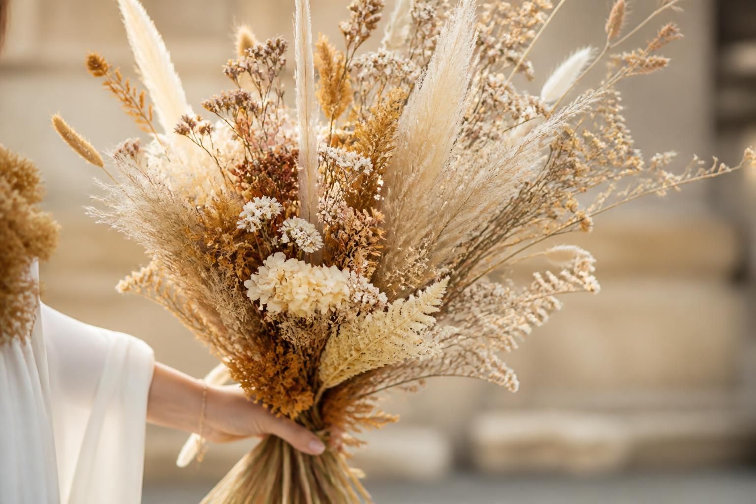 découvrez la tendance du bouquet de mariée en fleurs séchées, une alternative élégante et durable pour un mariage unique et naturel.