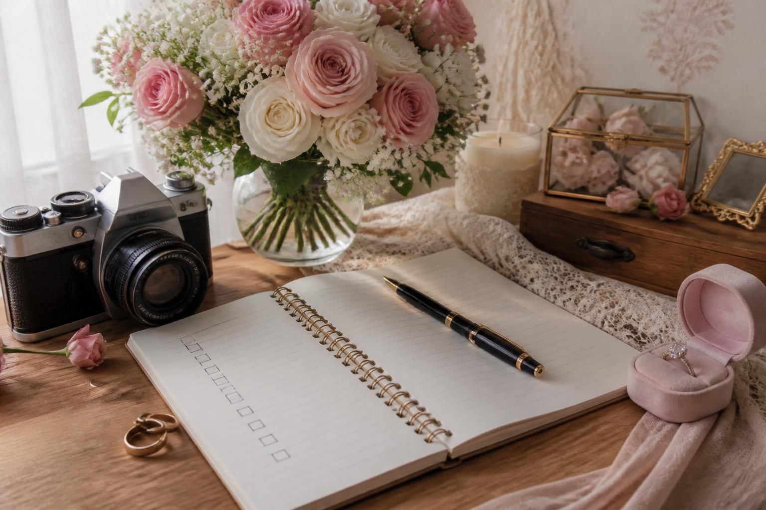 découvrez notre checklist mariage complète pour organiser votre jour j sans stress. toutes les étapes essentielles à ne pas oublier pour un mariage réussi.