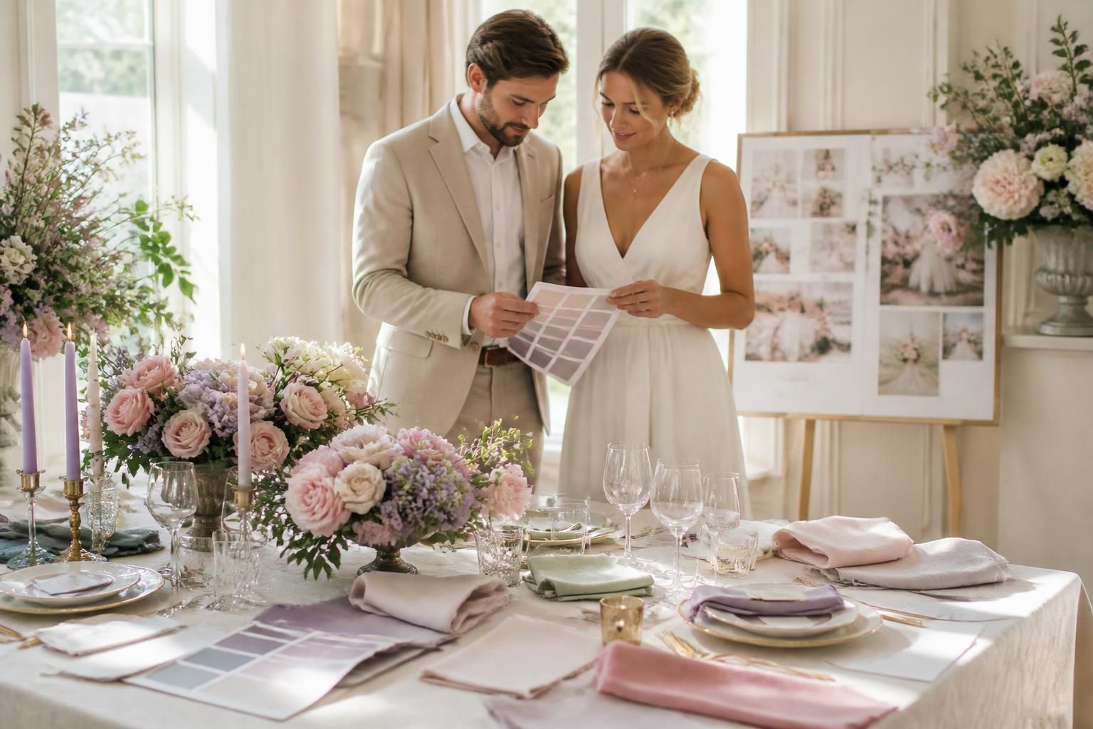 découvrez comment choisir les couleurs de mariage parfaites pour créer une ambiance harmonieuse et mémorable lors de votre grand jour.