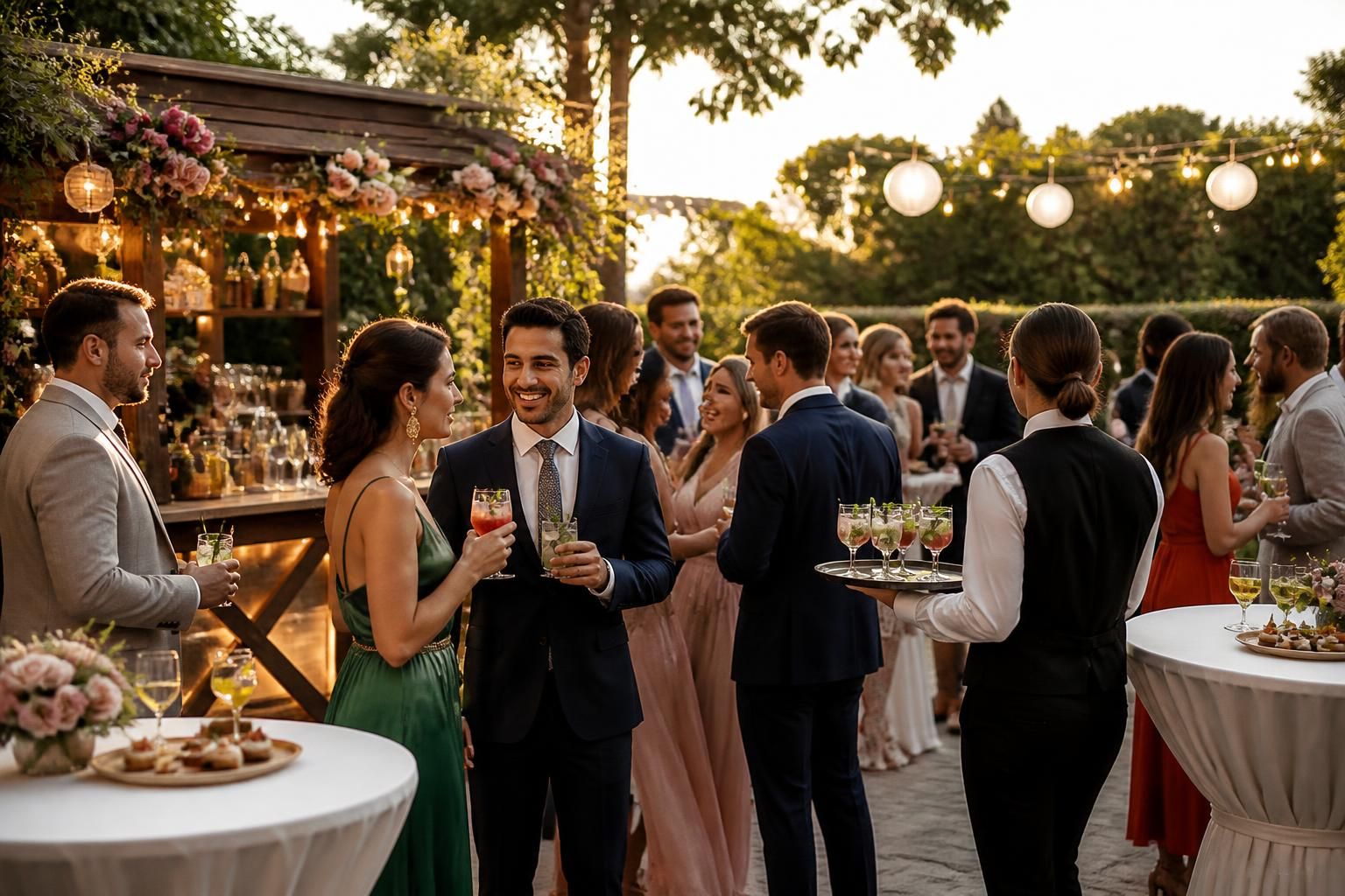 découvrez nos animations de cocktail de mariage originales et conviviales pour rendre votre réception inoubliable et rythmer vos moments de partage.