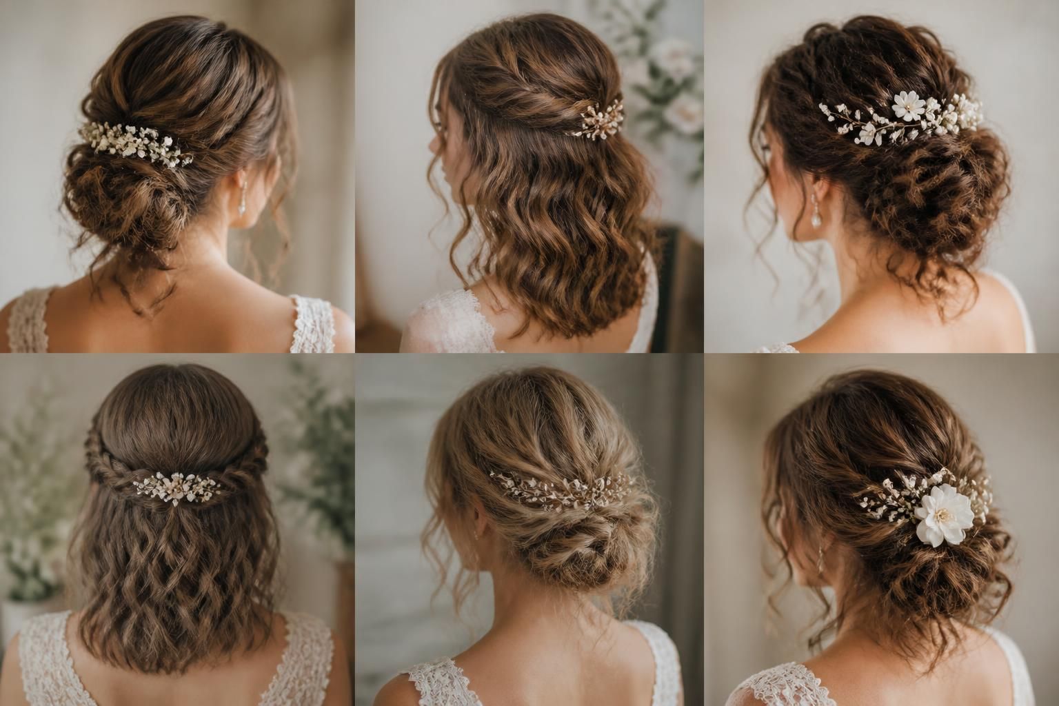 découvrez nos idées de coiffures de mariage pour cheveux mi-longs, alliant élégance et créativité pour sublimer votre jour spécial.